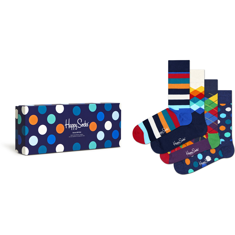 4-Pack Multi-color Socks Gift Set