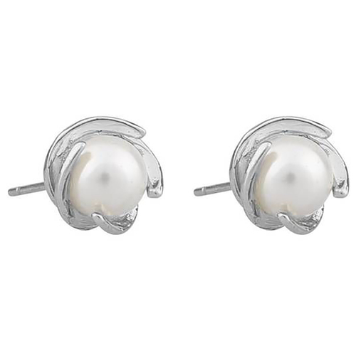 Snö of Sweden Grass Pearl Ear Silver/White
