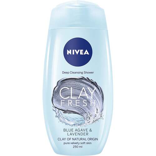 Nivea Shower Clay Fresh Blue Agave & Lavender
