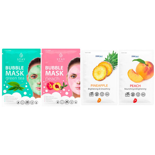 Stay Well Smoothing Sheet Mask Kit
