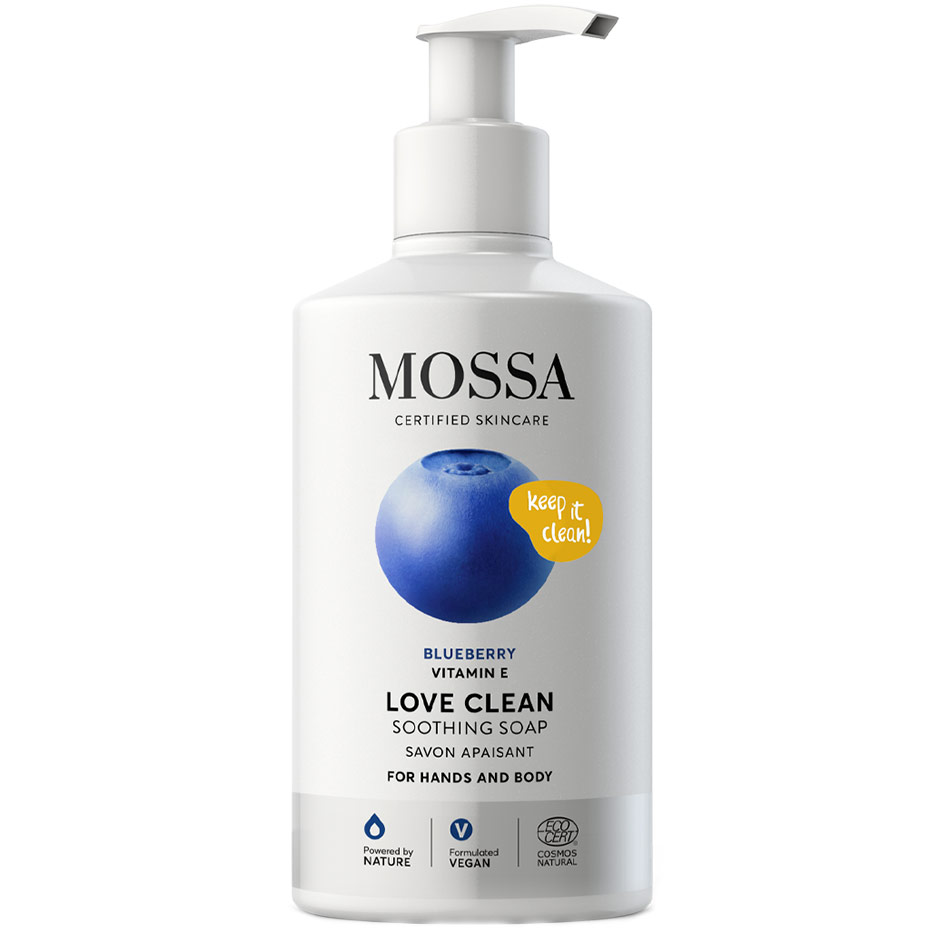 LOVE CLEAN Soothing Soap, 300 ml MOSSA Käsisaippua