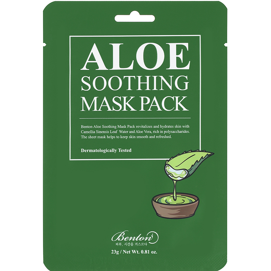 Aloe Soothing Mask Pack, 23 ml Benton Kasvonaamiot
