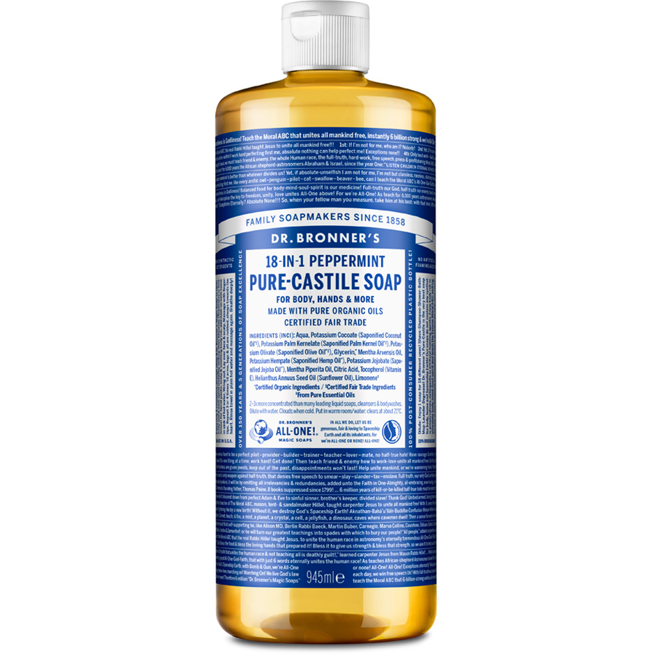 Pure Castile Liquid Soap Peppermint