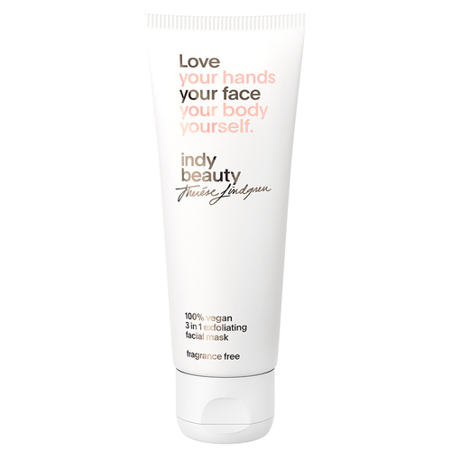 Indy Beauty 3 in 1 exfoliating facial mask