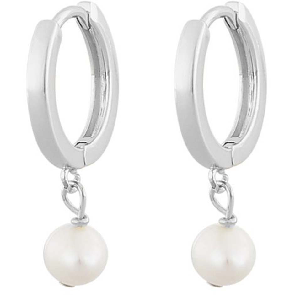 Sunday small ring ear silver/white