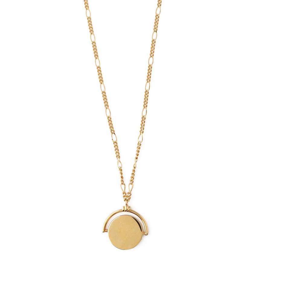 Vintage Clean Coin Spinner Pale Gold