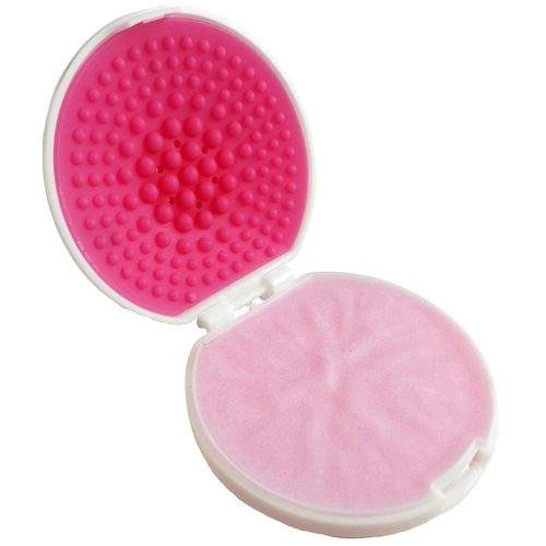 Duroy Silicone Brush Wash Pink + Soap
