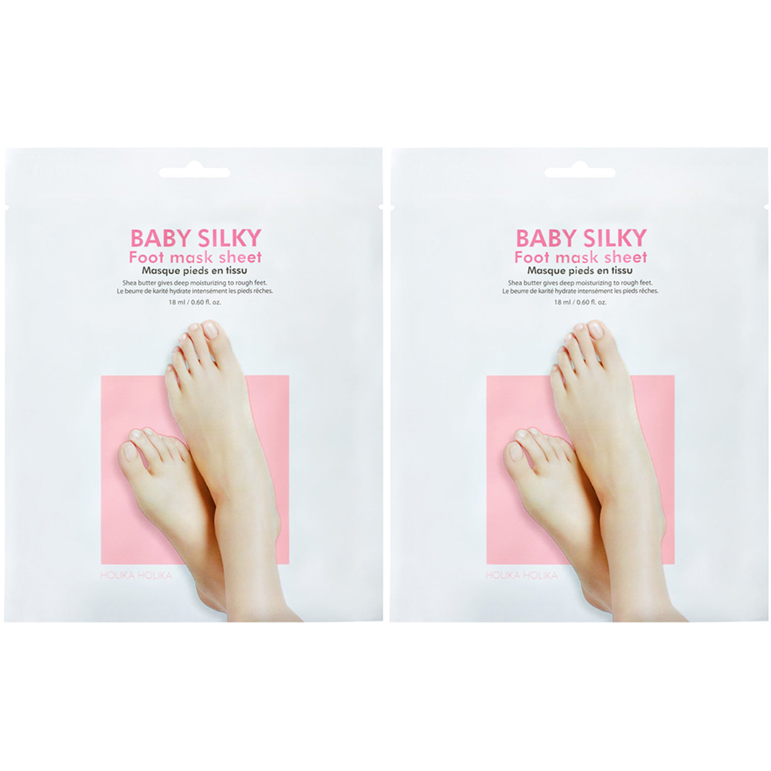 Holika Holika Duo Baby Silky Foot Sheet Mask