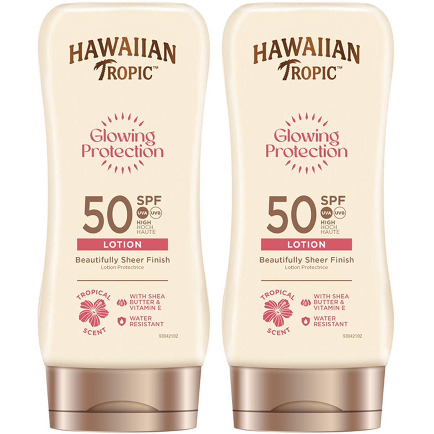 Hawaiian Tropic Duo Satin Protection Lotion SPF50+