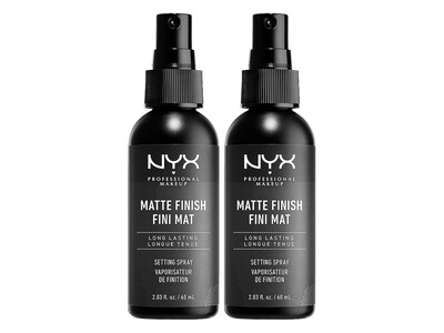 NYX Professional Makeup Setting Spray Matte Finish 2-pk