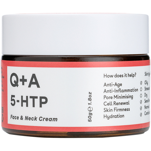 Q+A 5-HTP Face & Neck Cream