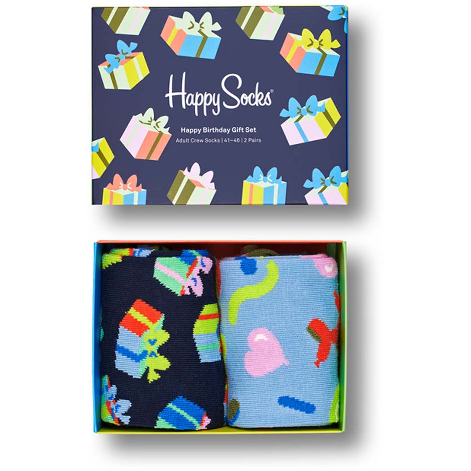 2-Pack Happy Birthday Socks Gift Set