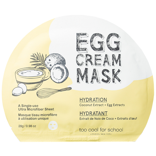 TooCoolForSchool Egg Cream Mask Hydration