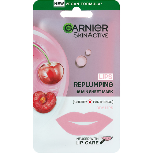 Garnier Lips Replumping 15 min Sheet Mask Cherry