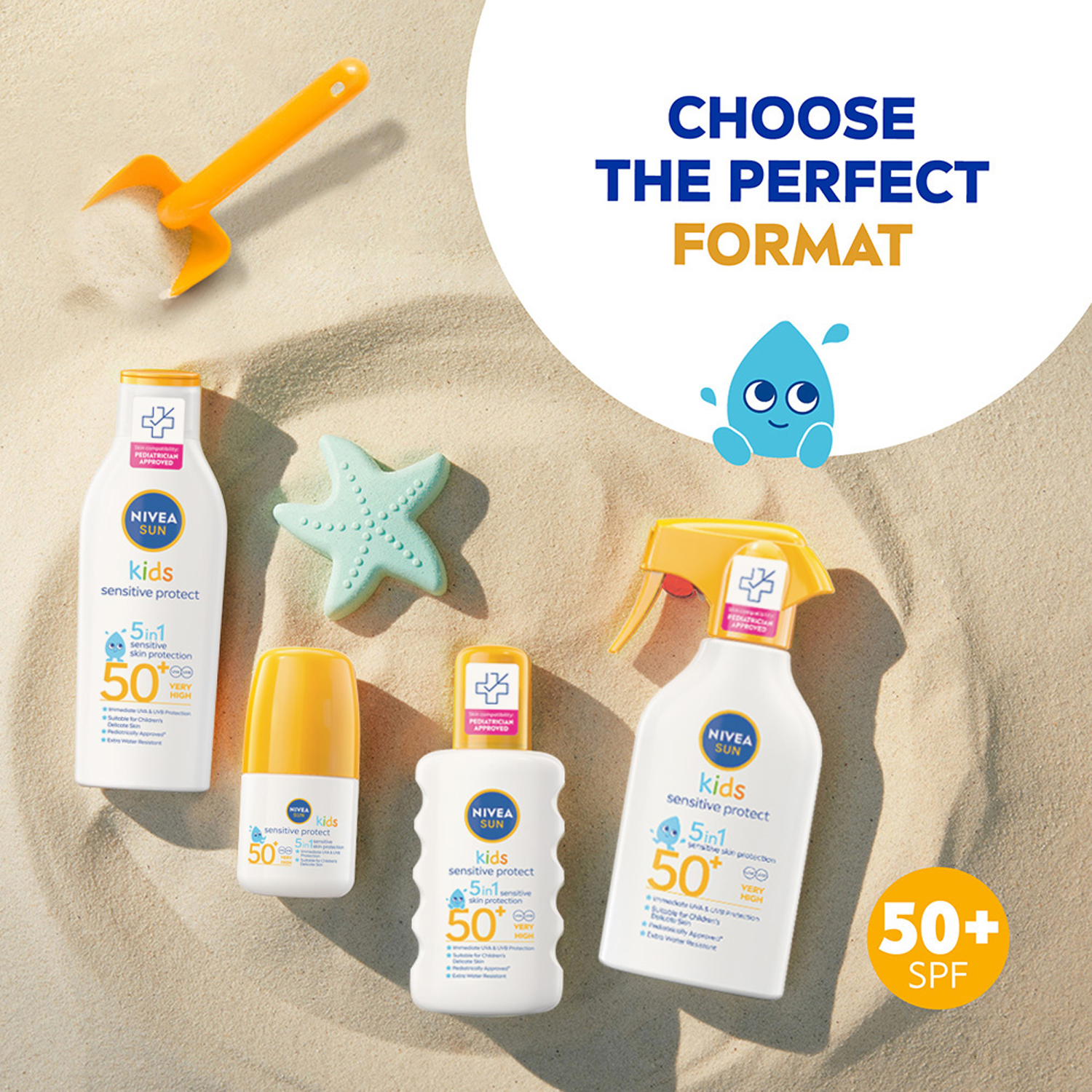 NSUN Kids Sensitive Roll-On SPF50+