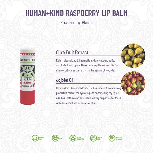 Human+Kind Lip Balm Raspberry