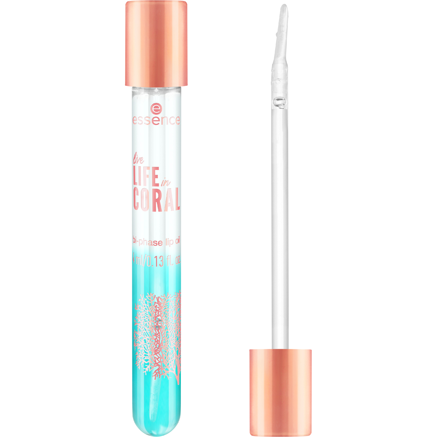 Live LIFE In CORAL Bi-Phase Lip Oil