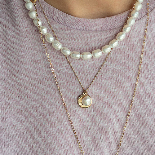 A&C Oslo Baroque Pearls Necklace