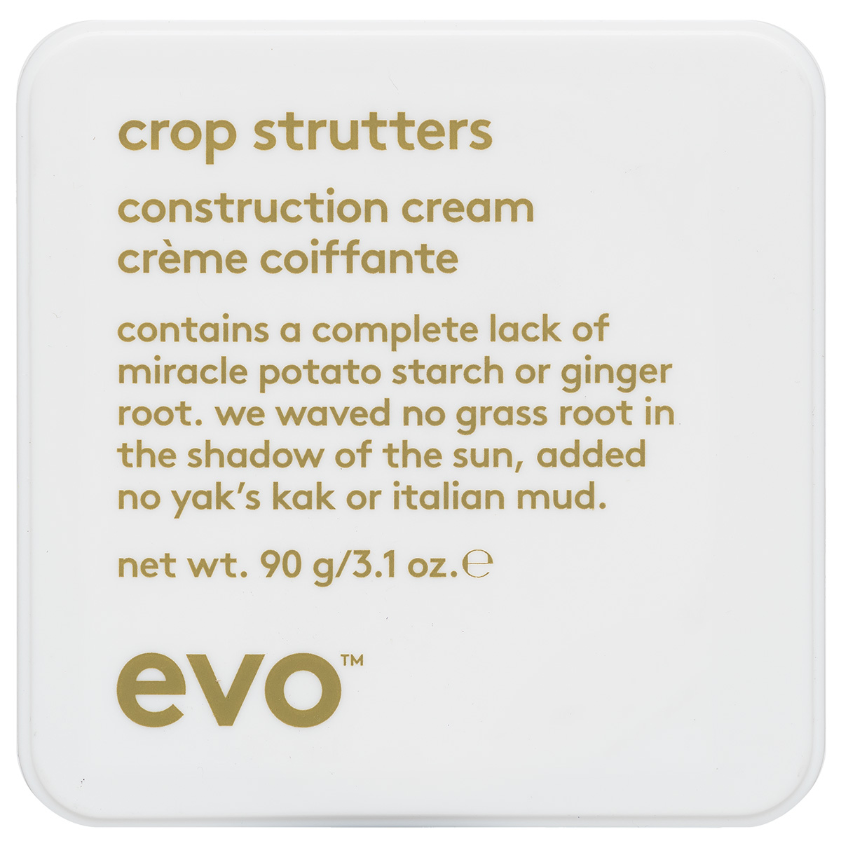 Style Crop Strutters Construction Cream, 90 g evo Muotoilutuotteet