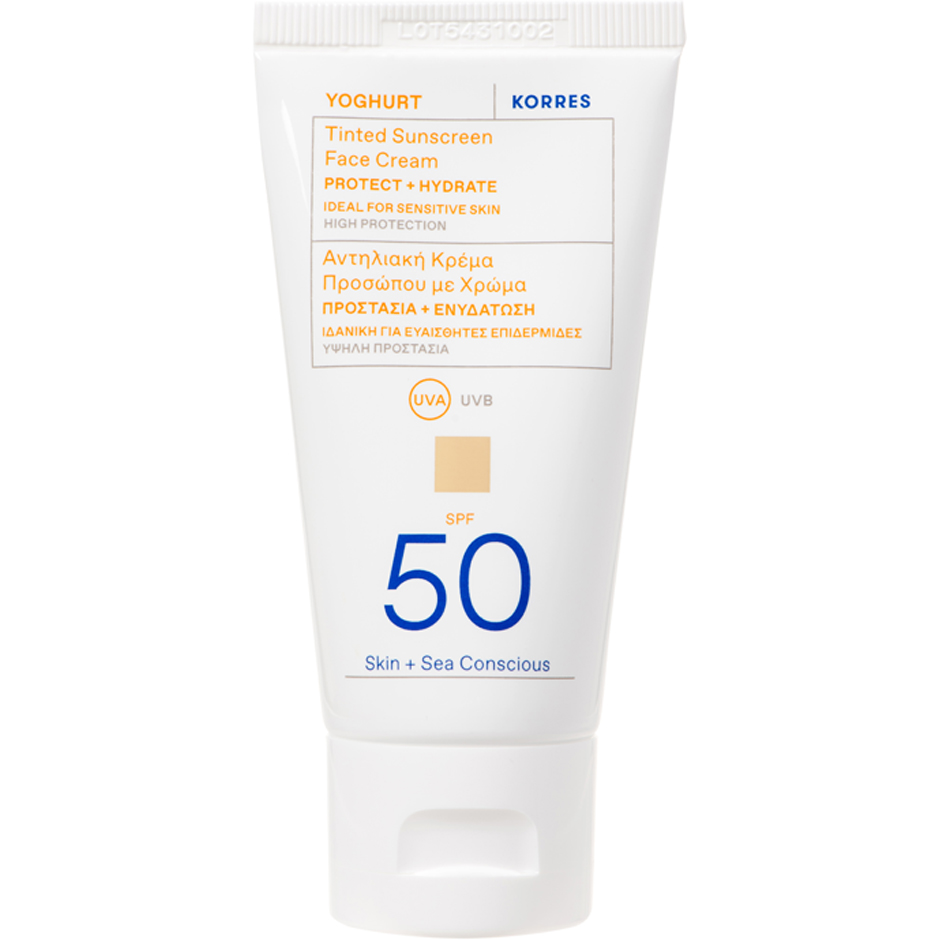 Yoghurt Tinted Sunscreen Face Cream SPF50