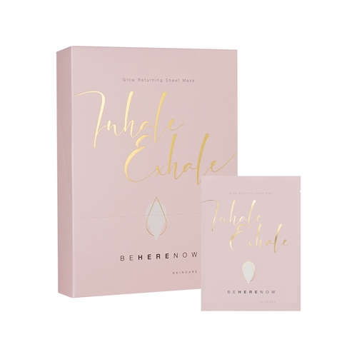 Be Here Now Skincare Inhale, Exhale - Glow Returning Sheet Mask