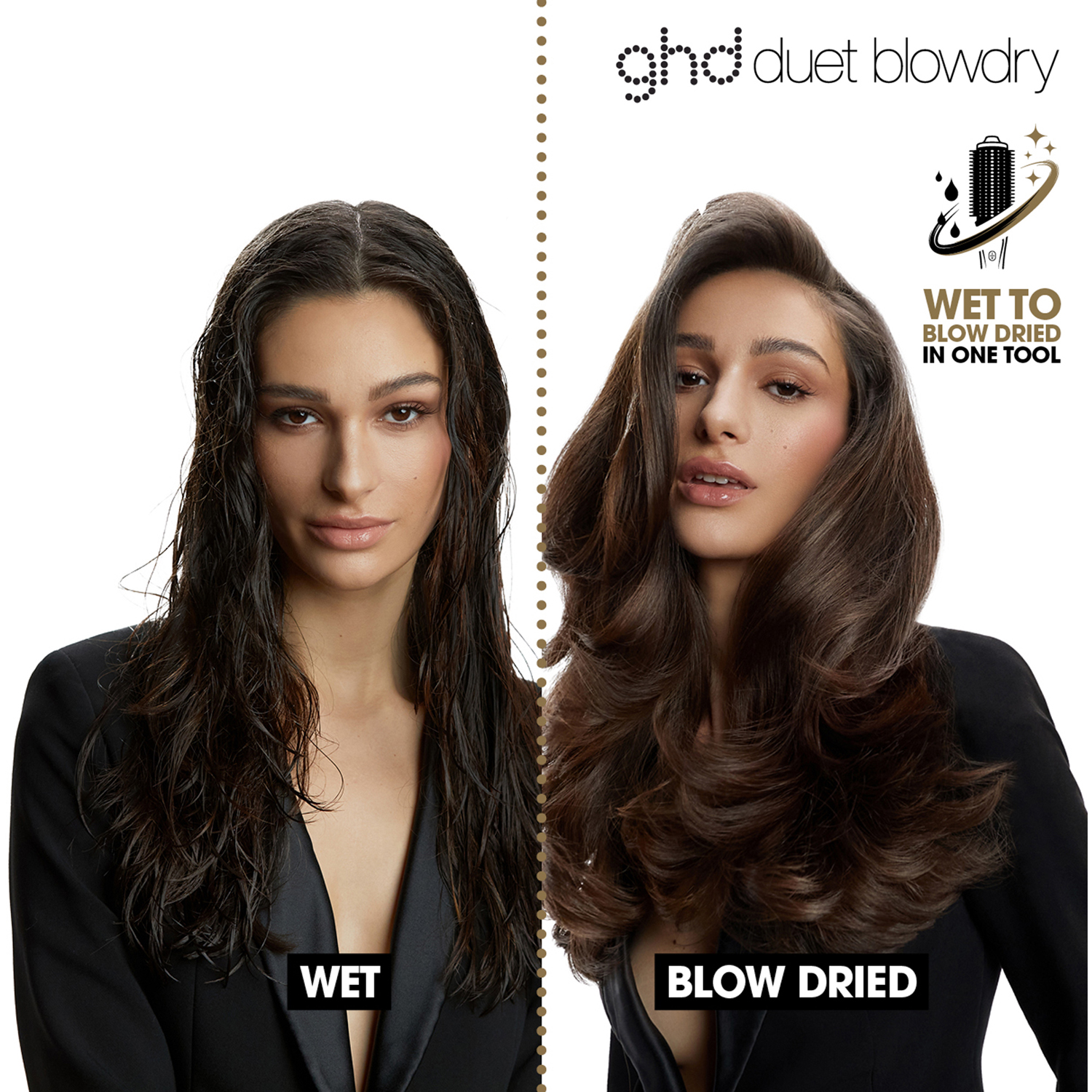 Duet Blow Dry - 2-in-1 Hair Dryer Brush