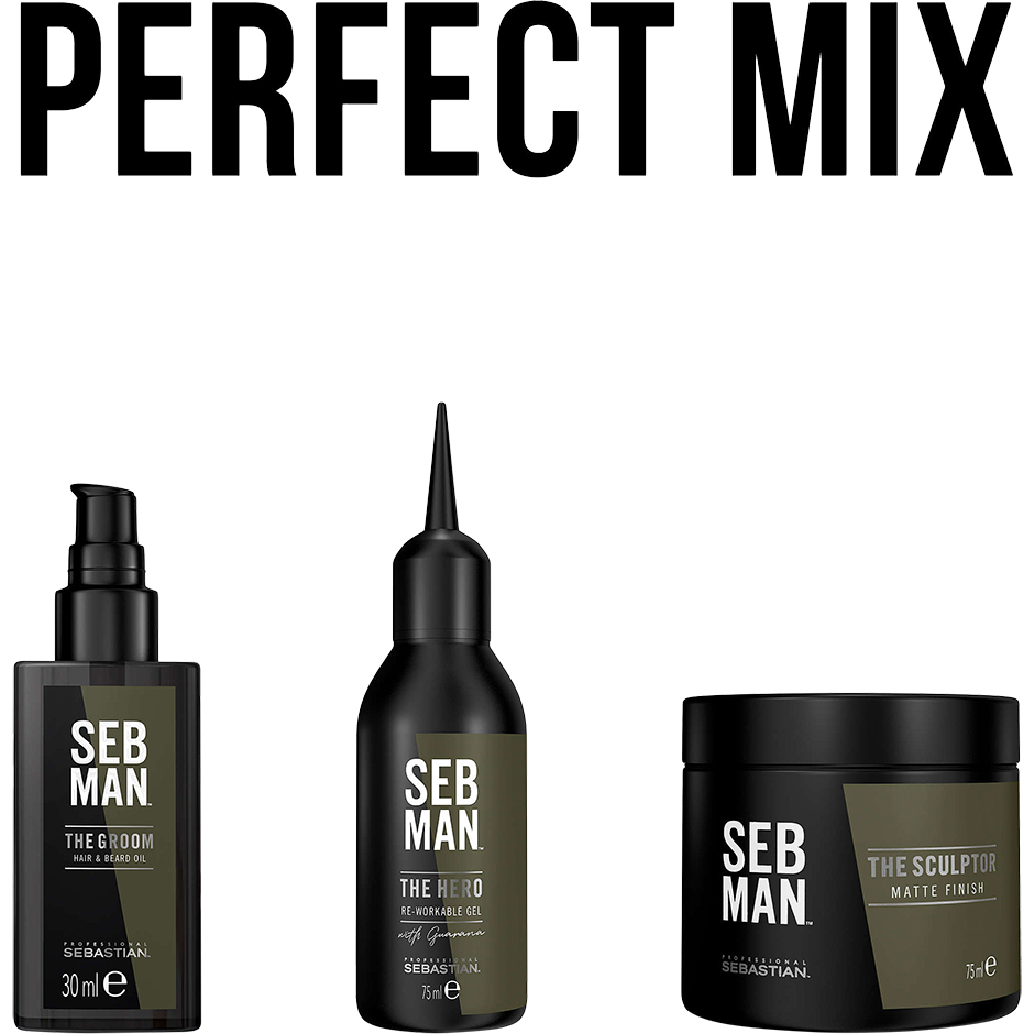 Sebastian Professional Perfect Grooming Trio 75 ml + 30 ml + 75 ml - 180 ml