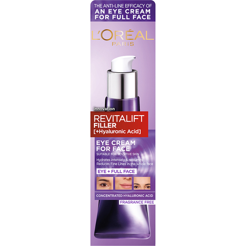 L'Oréal Paris Revitalift Filler +HA Eye Cream For face