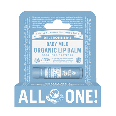 Dr. Bronner's Baby-Mild Organic Lip Balm Hang Pack