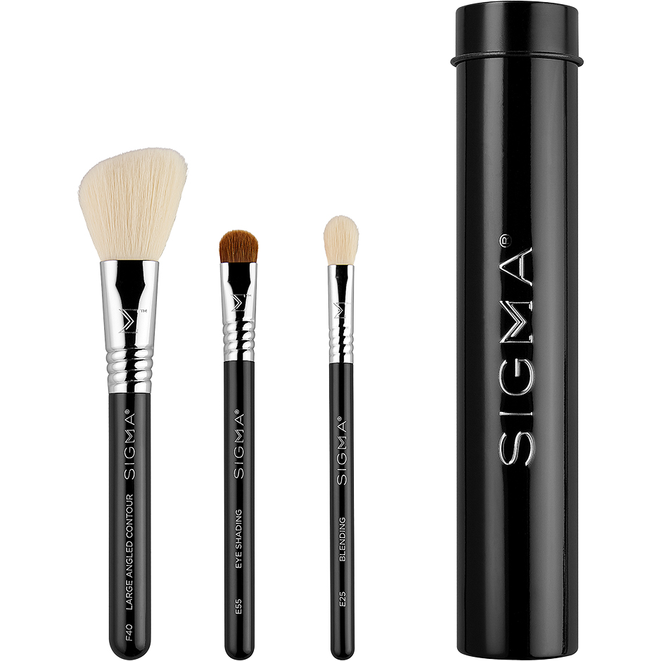 Essential Trio Brush Set - Black