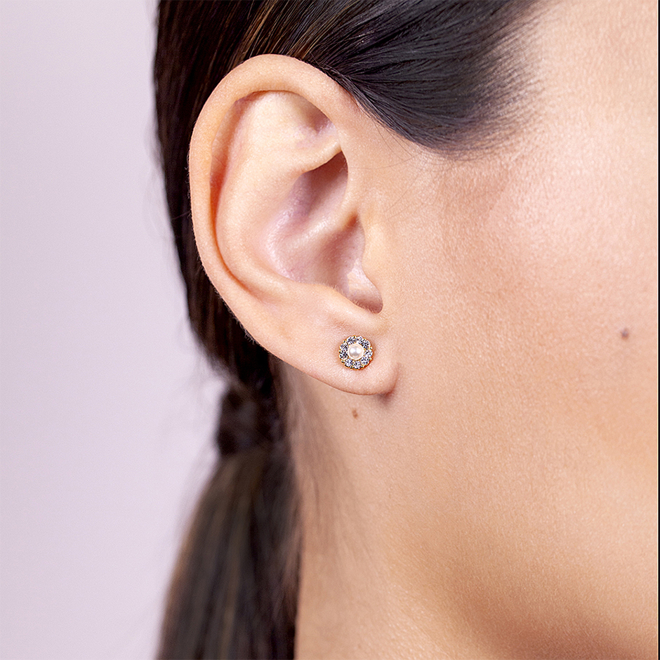 Petite Miss Sofia Pearl Earrings