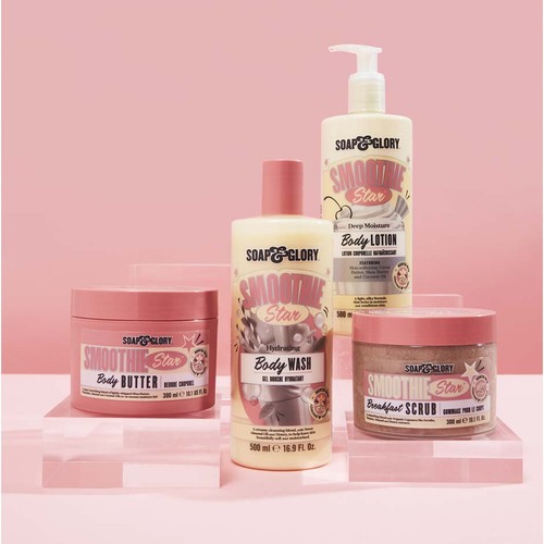 Soap & Glory Smoothie Star Body Scrub for Exfoliation and Smoother Skin