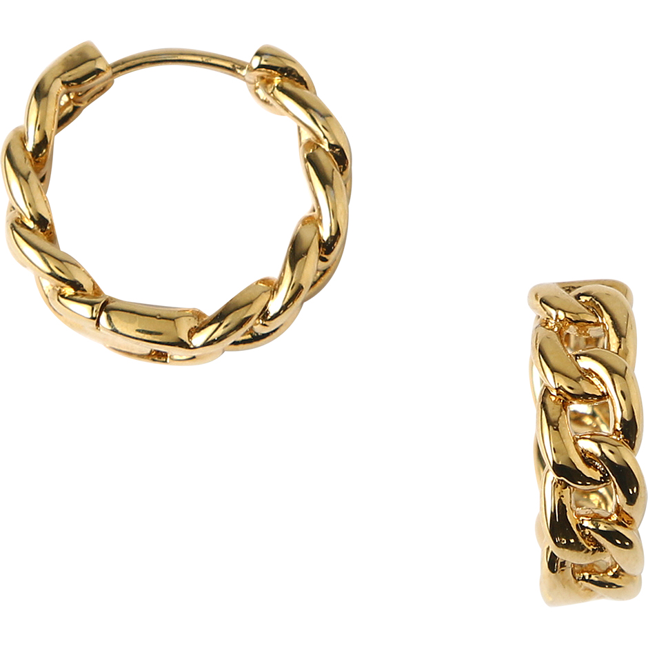Chain Huggie Hoops Midsize