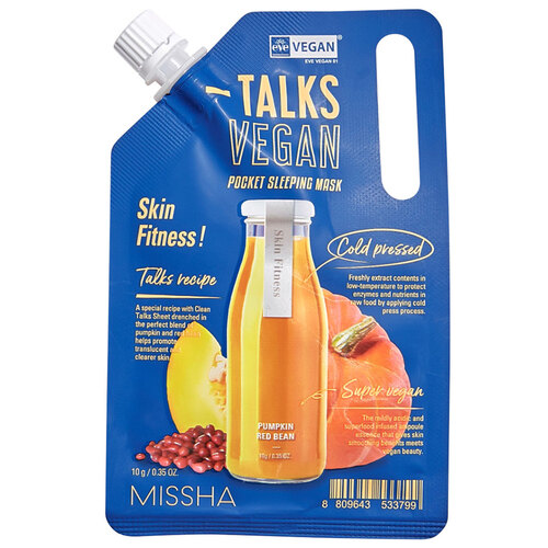 MISSHA Talks Vegan Squeeze Pocket Sleeping Mask [Skin Fitness]