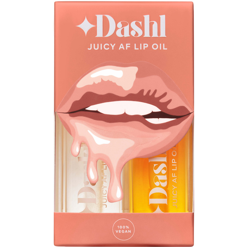 Juicy Af Lip Oil - 2-Pack, 7,8 ml Dashl Huulikiilto