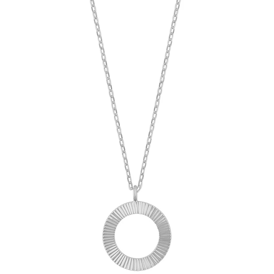 Ray ring pendant neck 45 plain silver