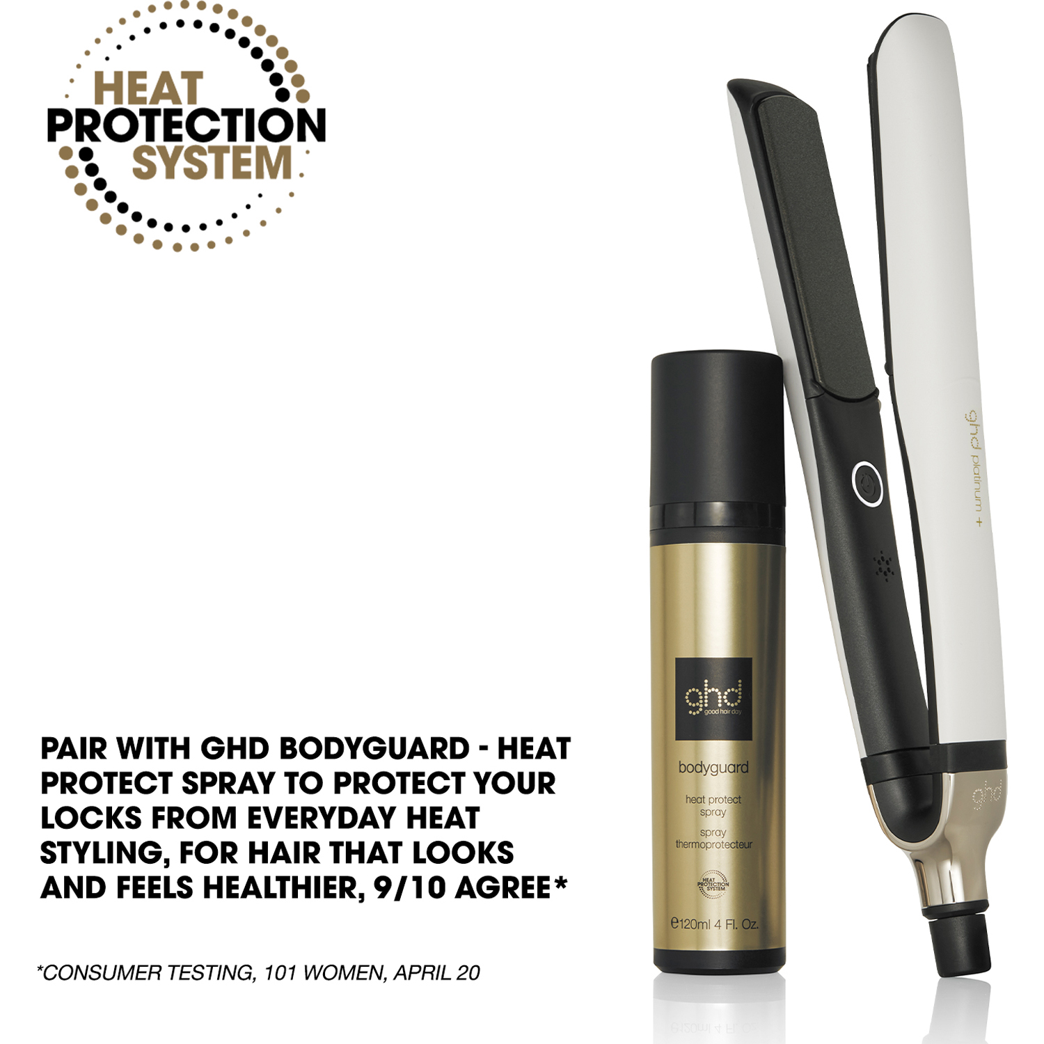 Platinum + Hair Straightener