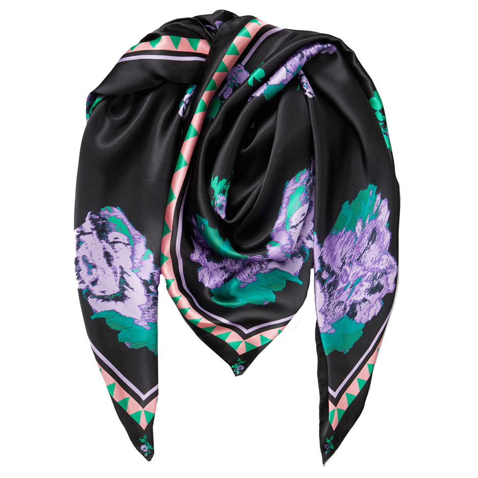 Elara Sia Scarf Jet Black