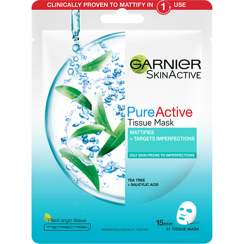 Garnier Skin Active Tea tree tissue mask
