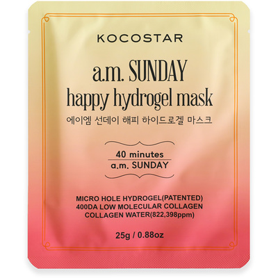 Kocostar A.m. SUNDAY Happy Hydrogel Mask
