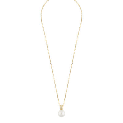 Snö of Sweden Five Pearl Pendant Neck 362 g/white