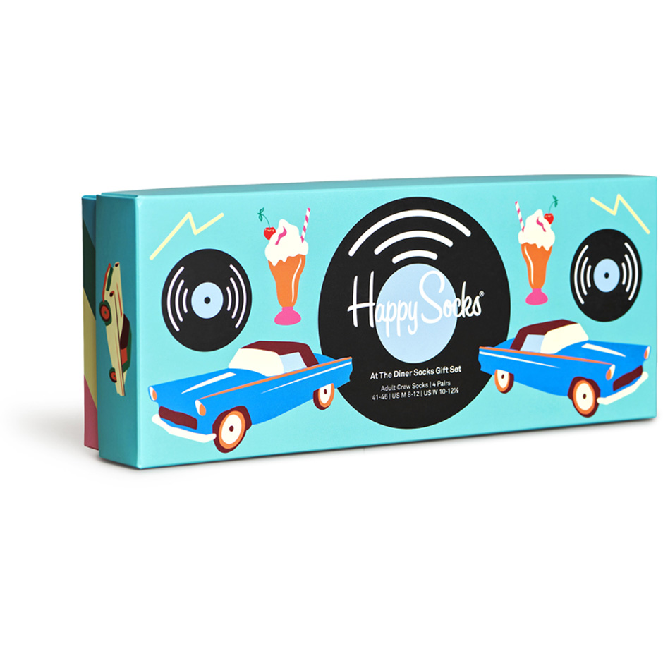 4-Pack At The Diner Socks Gift Set