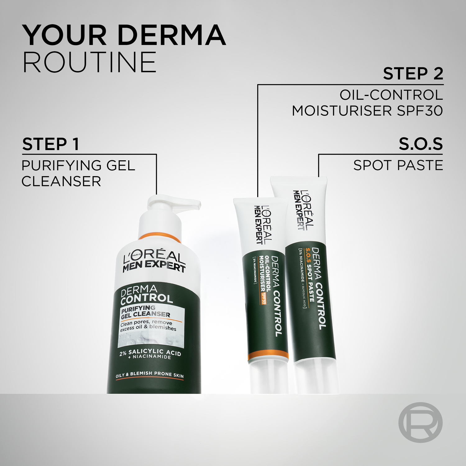 Men Expert Derma Control S.O.S Spot Paste For Oily & Blemish-prone Skin