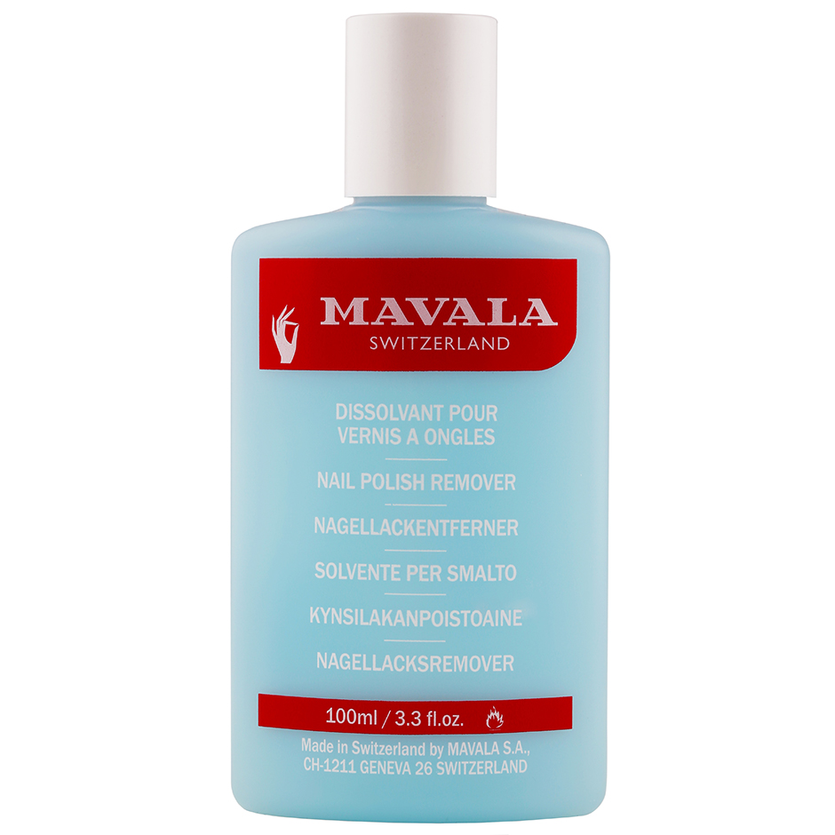 Mavala Nail Polish Remover Acetone Free, 100 ml Mavala Kynsilakanpoistoaineet