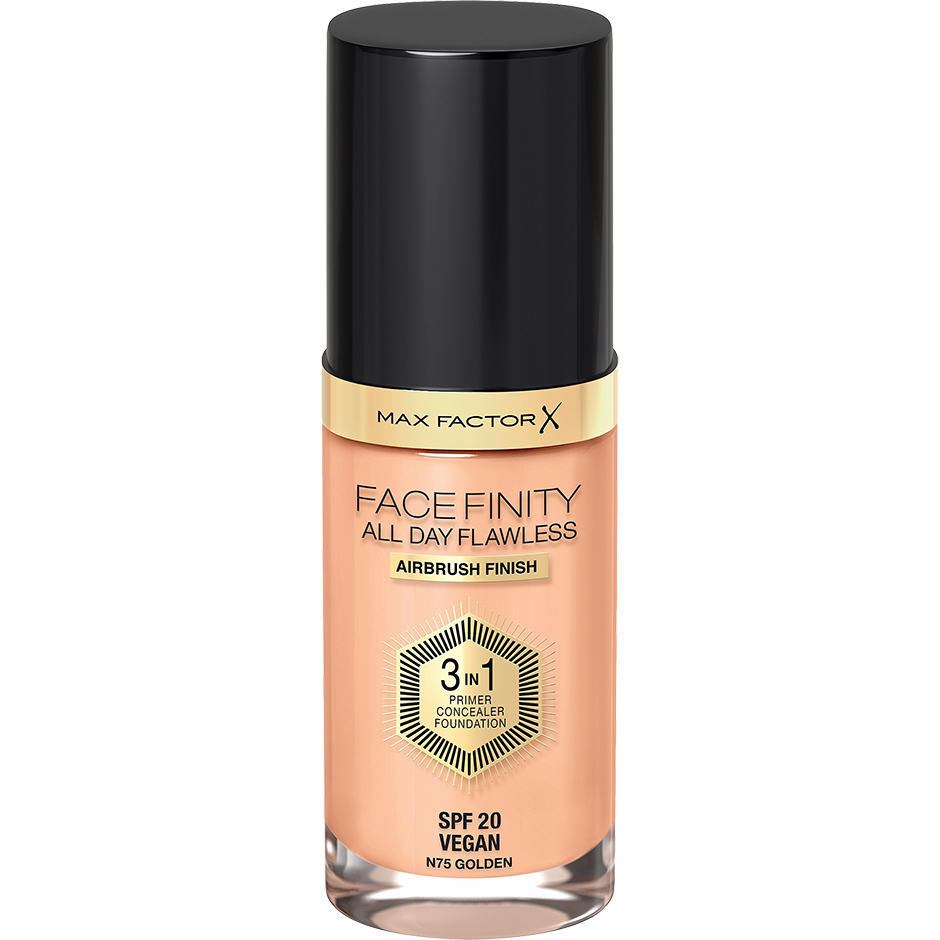 Max Factor All Day Flawless 3-in-1 Foundation, 30 ml Max Factor Meikkivoide