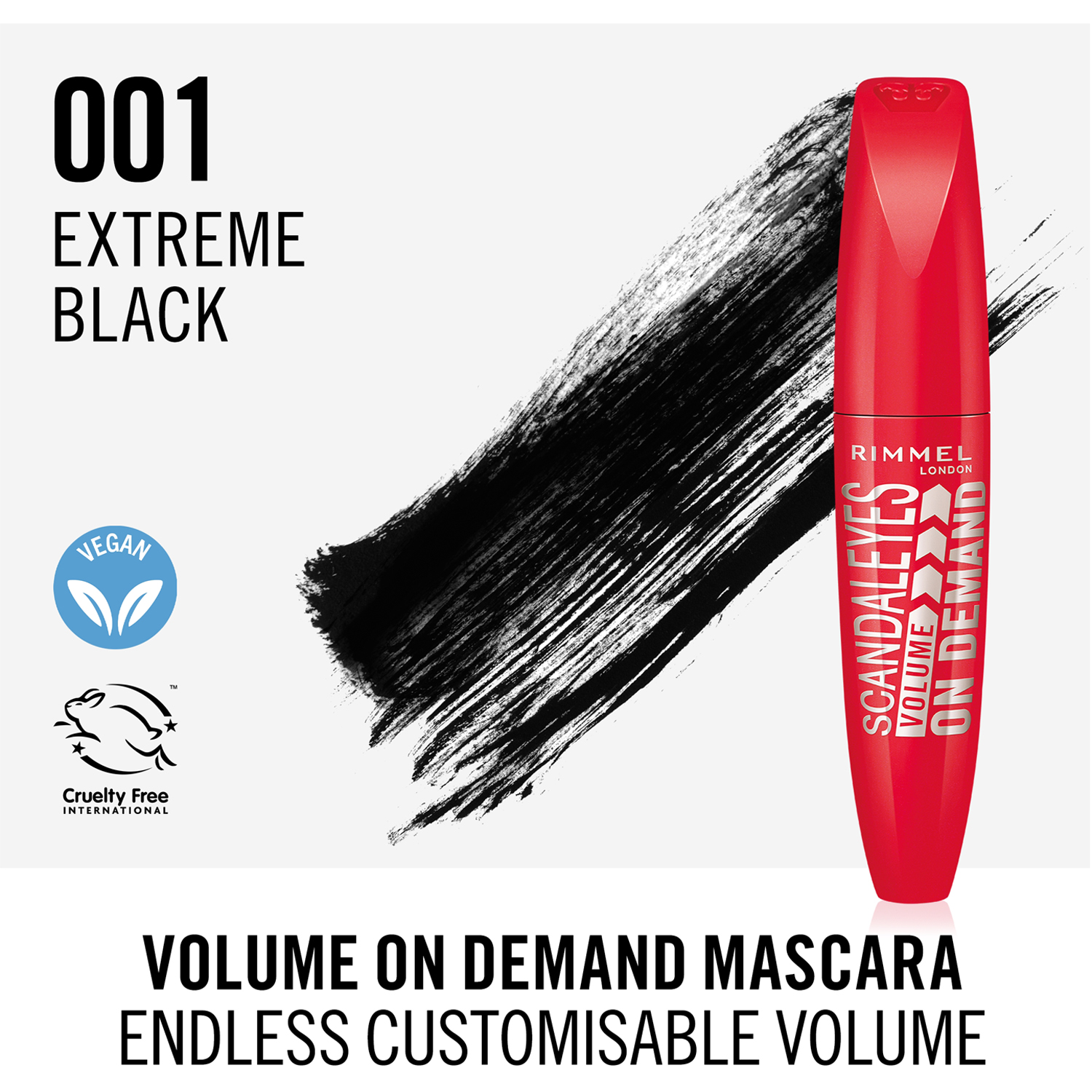 Scandal Eyes Volume On Demand Mascara