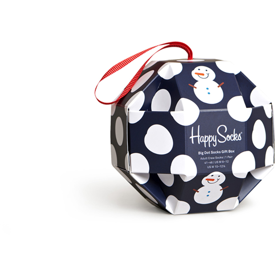 1-Pack Big Dot Snowman Gift Box