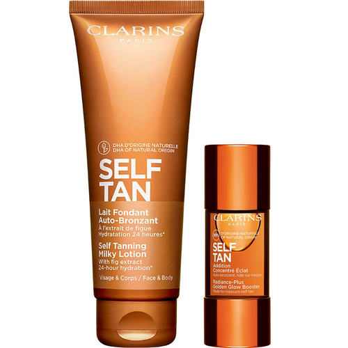 Clarins Self Tanning Lotion & Golden Glow Booster