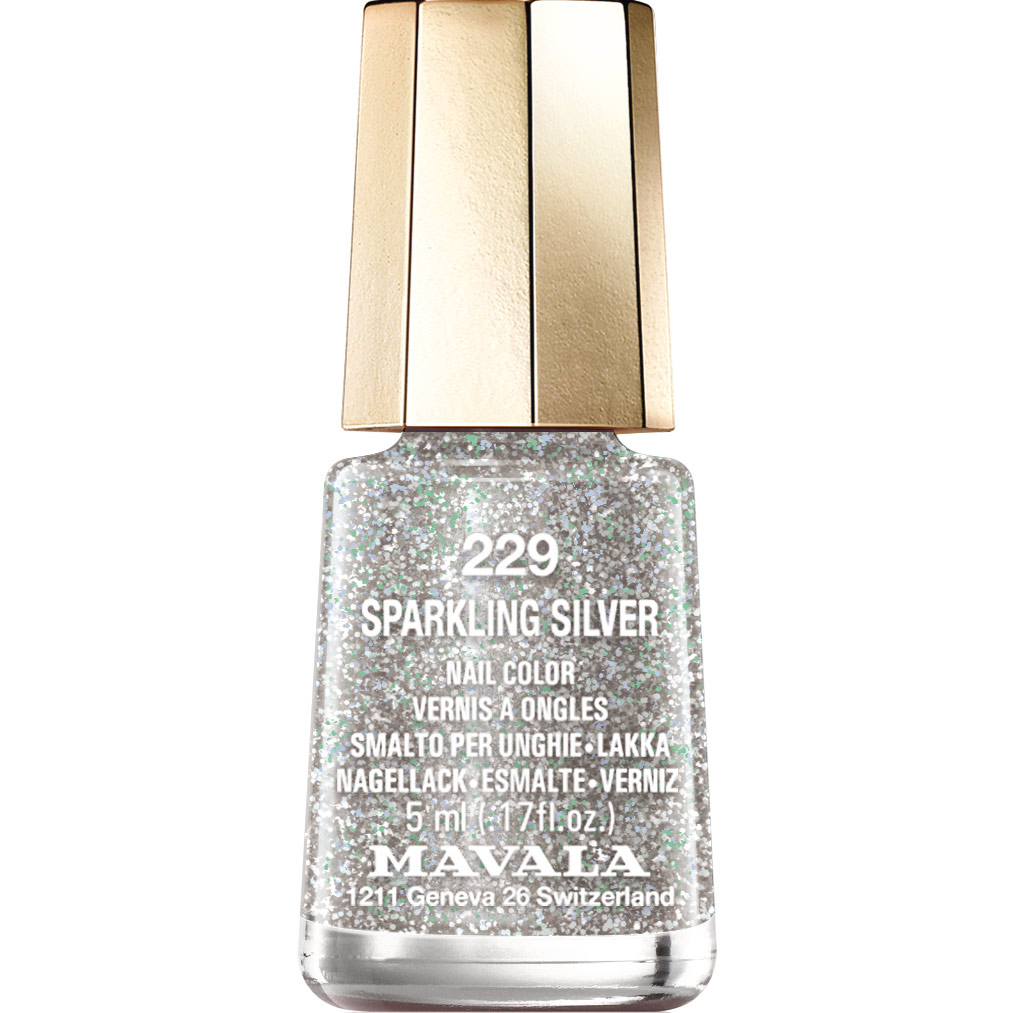 Nail Color, 229 Sparkling Silver