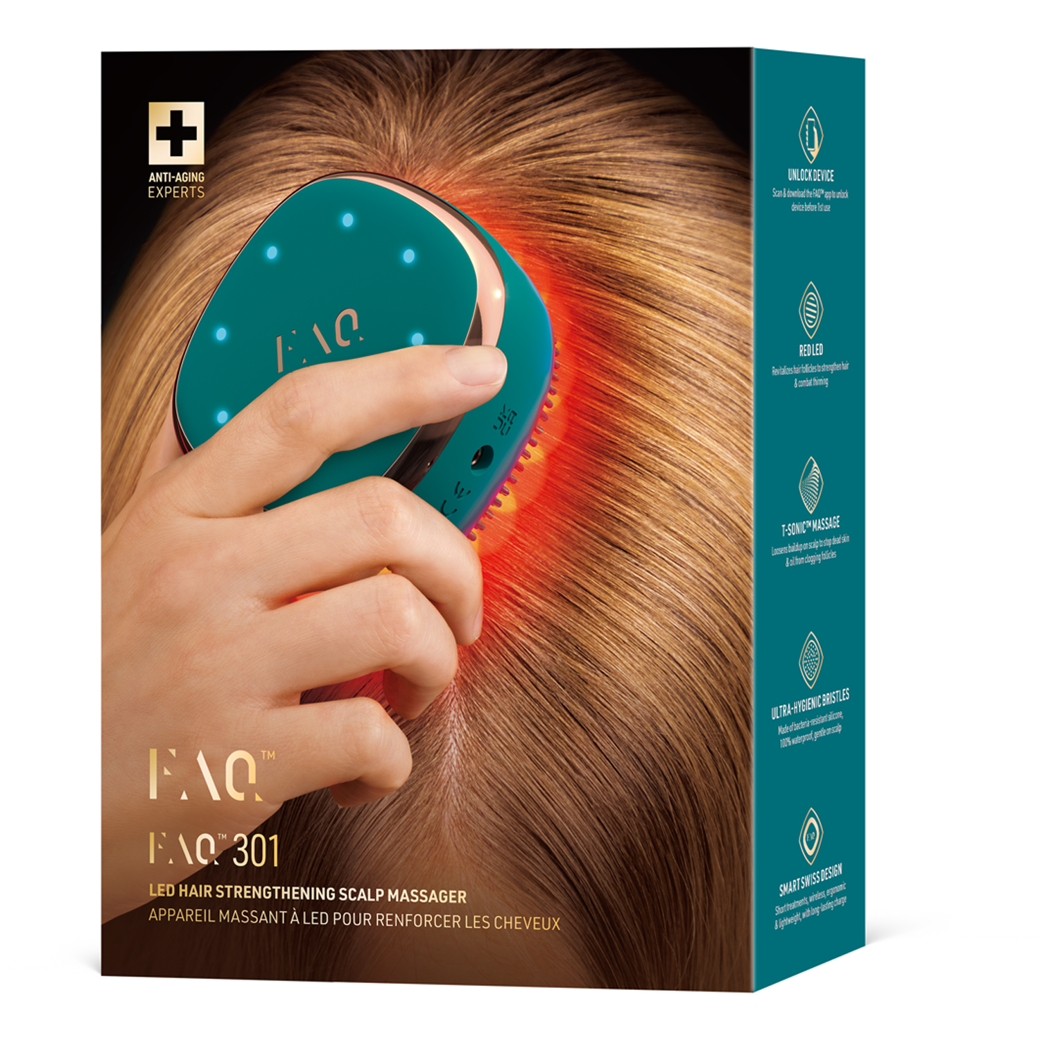 FAQ™ 301 LED Hair Regrowth Scalp Massager